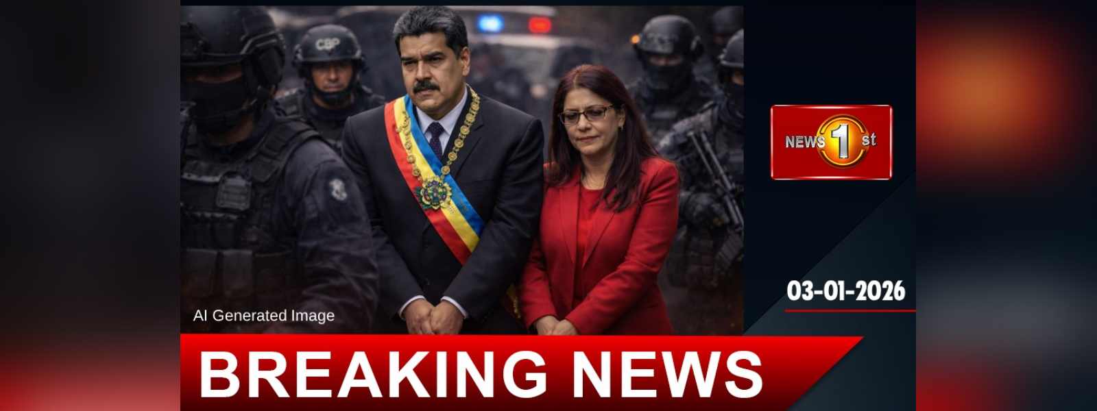 වෙනිසියුලානු ජනපති අමෙරිකාවේ ග්‍රහණයට